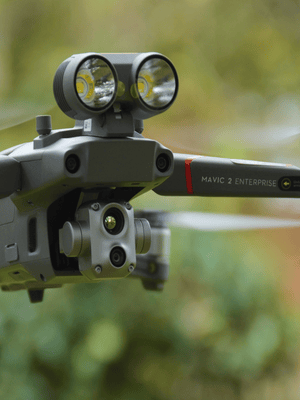 profile view of maveric drone